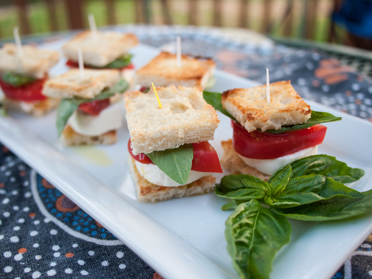 Mini Caprese Sandwiches